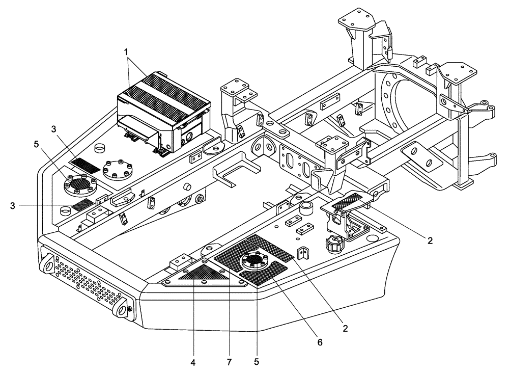 Схема запчастей Case 335 - (98A00000869[001]) - ACCESSORIES - ANTI-SLIP PAD INSTALLATION (87542534) (19) - OPTIONS