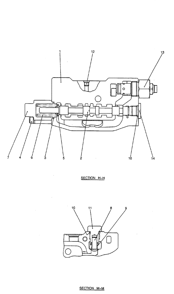 Схема запчастей Case CX50B - (08-010) - VALVE ASSEMBLY, CONTROL (SUPPLY, CONNECTING) ELECTRICAL AND HYDRAULIC COMPONENTS