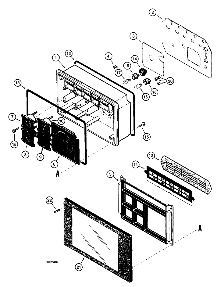 Схема запчастей Case 570LXT - (4-26) - INSTRUMENT CLUSTER (04) - ELECTRICAL SYSTEMS