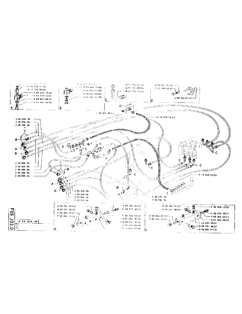 Схема запчастей Case 75P - (071) - PILOT CIRCUIT (07) - HYDRAULIC SYSTEM