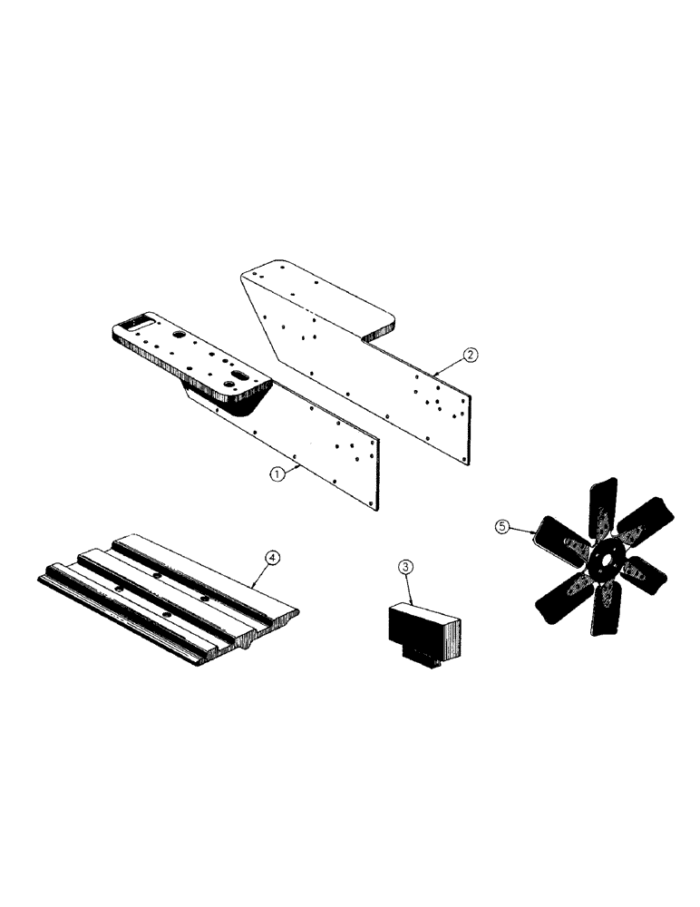 Схема запчастей Case 256 - (077) - TERRALOADR REQUIRED ACCESSORIES (05) - UPPERSTRUCTURE CHASSIS