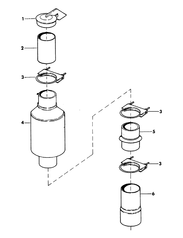 Схема запчастей Case 40EC - (166) - SPARK ARRESTORS (01) - ENGINE