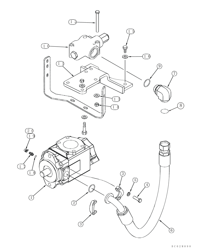 Схема запчастей Case 921C - (05-03) - HYDRAULICS - STEERING (FEB 16 2012 1:37PM) (05) - STEERING