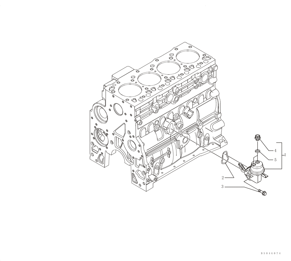 Схема запчастей Case 521D - (03-05) - FUEL PUMP (03) - FUEL SYSTEM