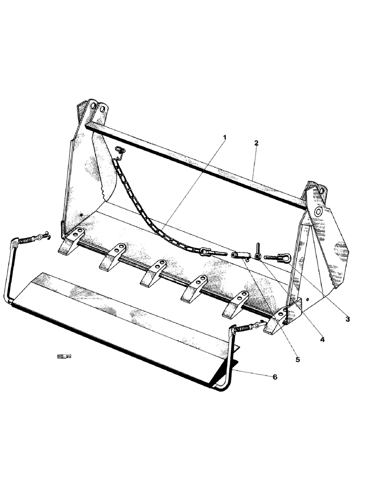 Схема запчастей Case 35 - (022) - BUCKET 4-IN-1 (FOR GERMANY) 