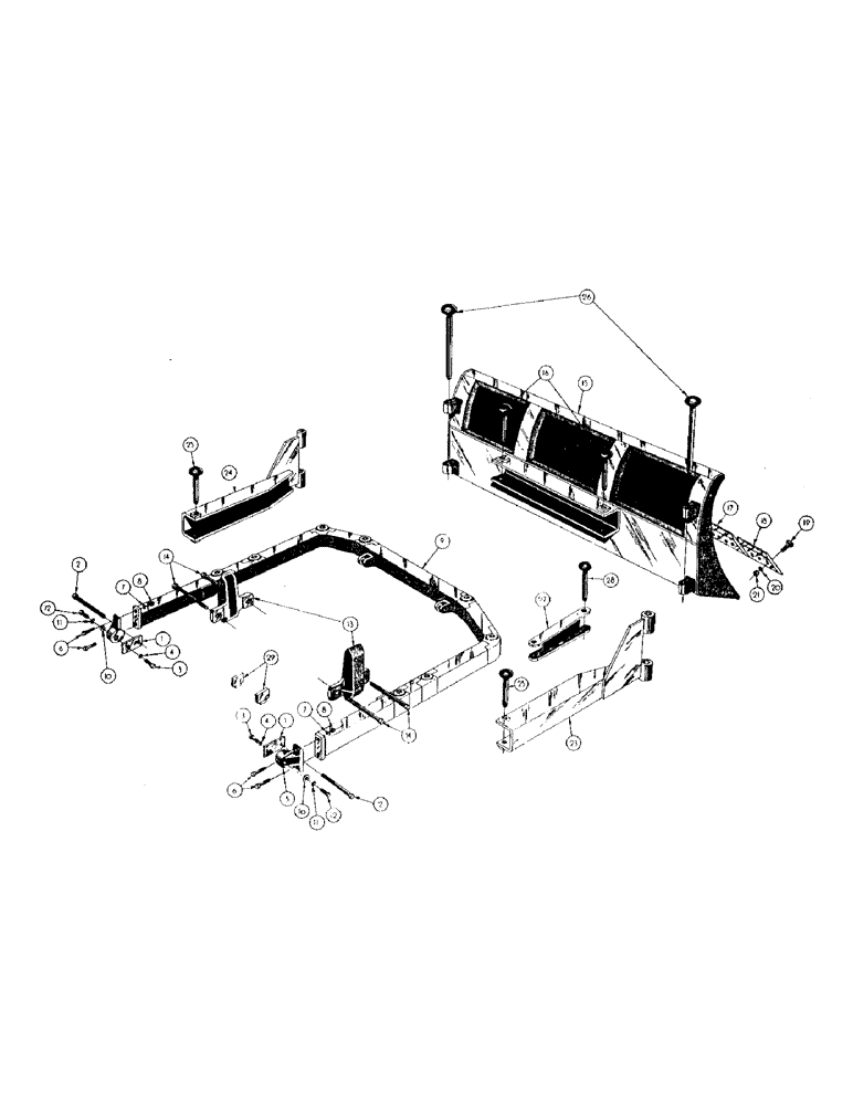 Схема запчастей Case 256 - (080) - ANGLE DOZER INSTALLATION - INDUSTRIAL (05) - UPPERSTRUCTURE CHASSIS