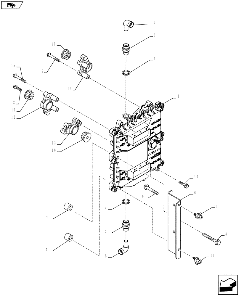 Схема запчастей Case F3DFA613B E004 - (55.414.01[01]) - ELECTRONIC INJECTION (504386735) (55) - ELECTRICAL SYSTEMS