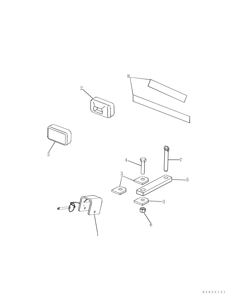 Схема запчастей Case 621D - (09-74) - TRANSPORT OPTION (XT LOADER) (09) - CHASSIS