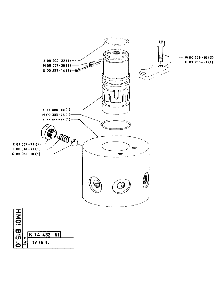 Схема запчастей Case 90CL - (106) - No Description Provided (07) - HYDRAULIC SYSTEM