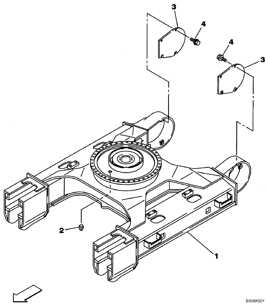 Схема запчастей Case CX210B - (05-01) - UNDERCARRIAGE (11) - TRACKS/STEERING