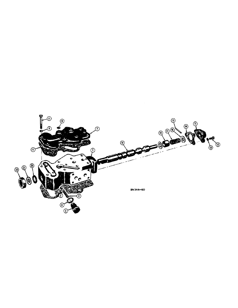 Схема запчастей Case 320B - (132[A]) - G14140 CONTROL VALVE 