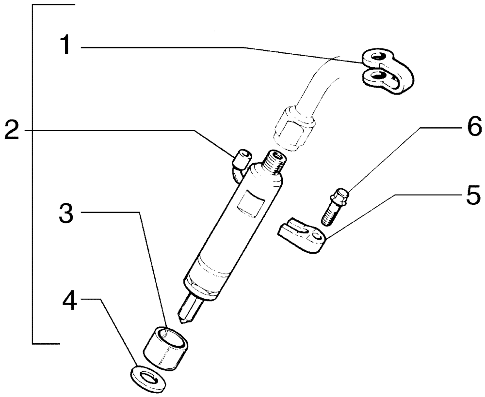 Схема запчастей Case 885 - (03-18[02]) - INJECTOR NOZZLE (03) - FUEL SYSTEM