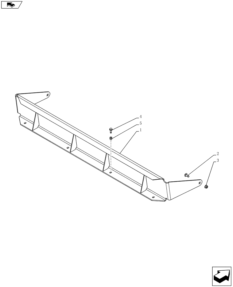 Схема запчастей Case SV300 - (82.300.AN[10]) - SPILL GUARD 72" (SR130-TR270) (82) - FRONT LOADER & BUCKET