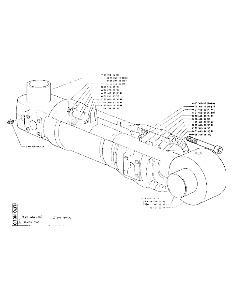 Схема запчастей Case 75P - (095) - NO DESCRIPTION PROVIDED (07) - HYDRAULIC SYSTEM