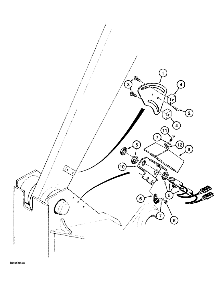 Схема запчастей Case 721B - (9-006) - LOADER BUCKET HEIGHT CONTROL AND, RETURN-TO-TRANSPORT, Z-BAR LOADER (09) - CHASSIS/ATTACHMENTS