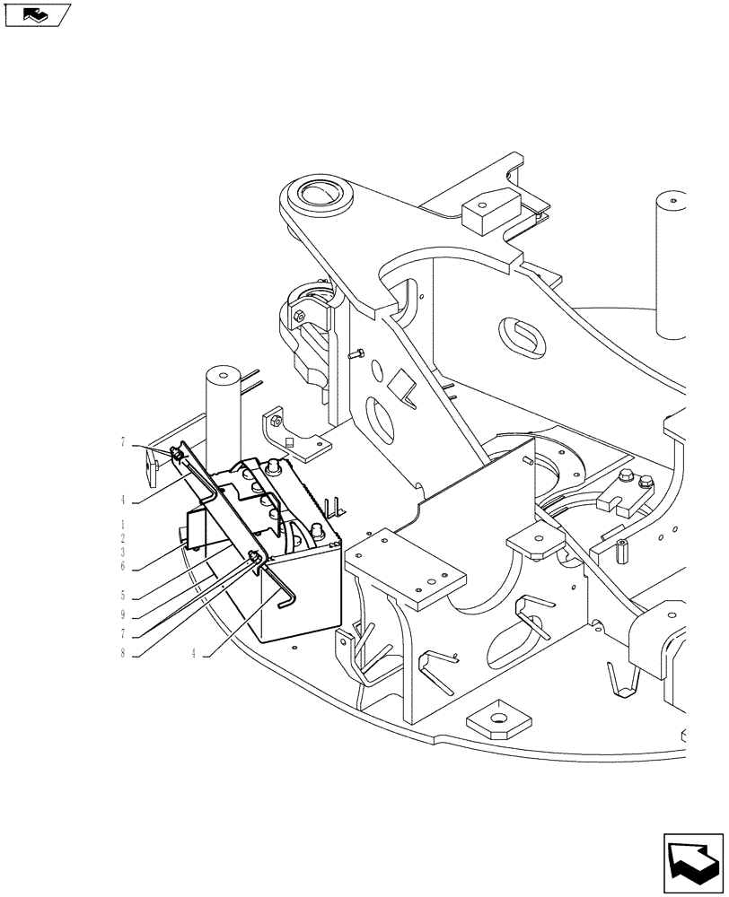 Схема запчастей Case CX27B ASN - (55.301.01) - BATTERY ASSY (55) - ELECTRICAL SYSTEMS