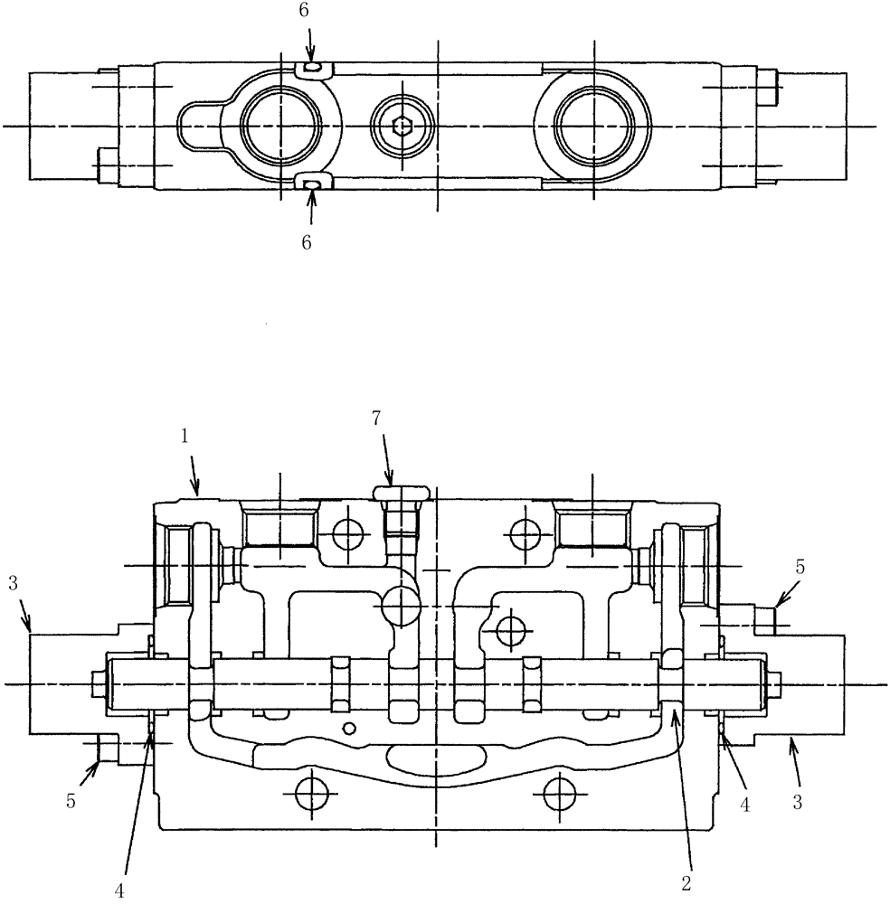 Схема запчастей Case CX50B - (HC013) - VALVE ASSEMBLY, CONTROL (INLET) (35) - HYDRAULIC SYSTEMS