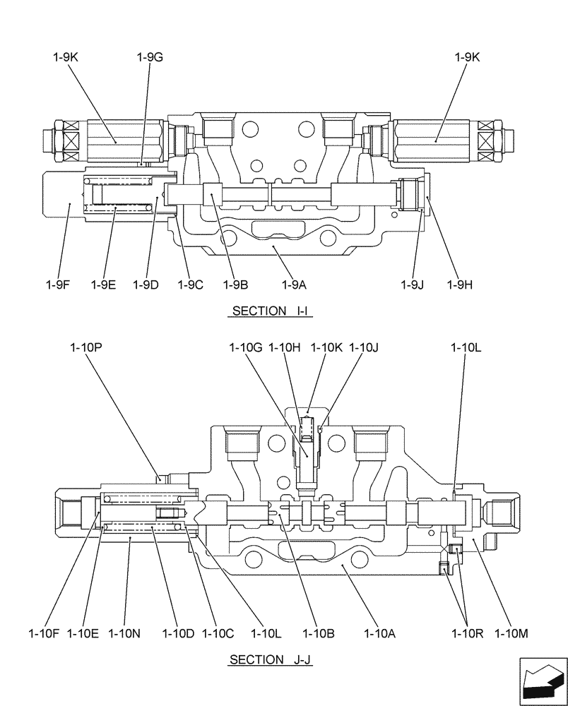 Схема запчастей Case CX17B - (01-020[08]) - VALVE INSTAL (35) - HYDRAULIC SYSTEMS