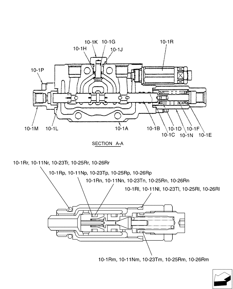 Схема запчастей Case CX36B - (01-030[03]) - VALVE INSTAL (35) - HYDRAULIC SYSTEMS