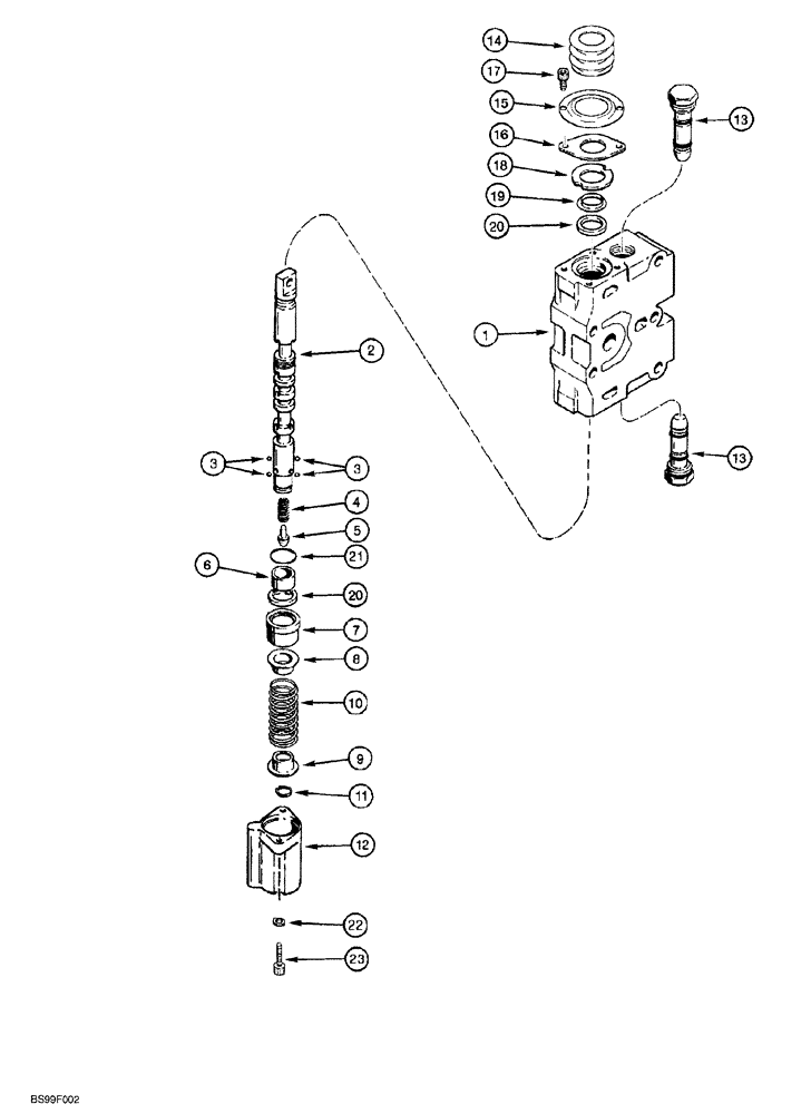 Схема запчастей Case 650G - (8-45A) - LIFT SECTION (08) - HYDRAULICS