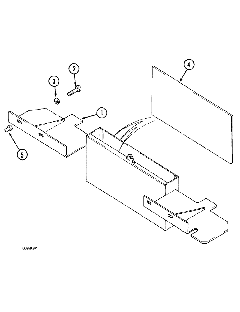 Схема запчастей Case 888 - (9A-08) - ENGINE INSULATOR (09) - CHASSIS