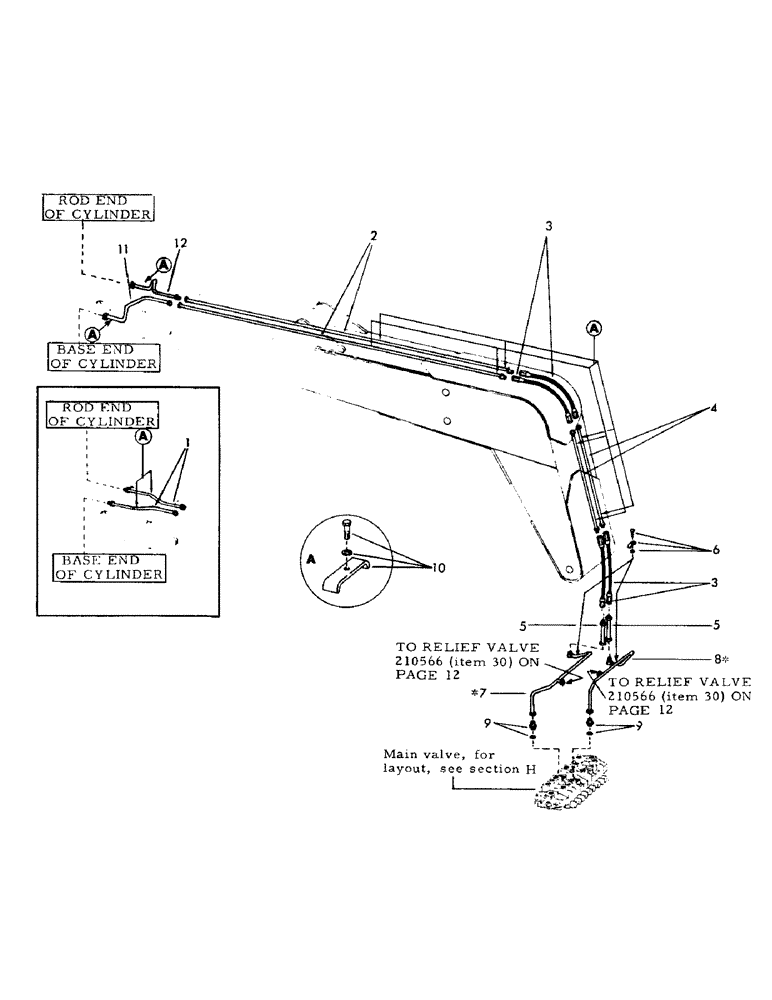 Схема запчастей Case 30EC - (G09) - VALVE TO TOOL CYLINDER AND RETURN FOR "E" BOOM (07) - HYDRAULIC SYSTEM