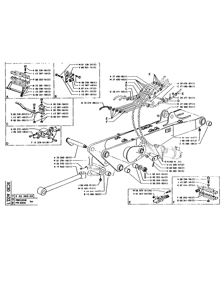 Схема запчастей Case 160CL - (277) - PRE-BOOM (09) - BOOMS