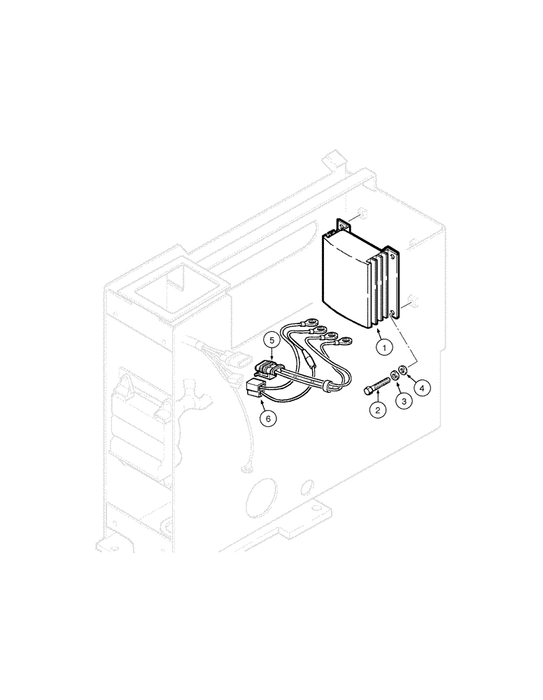 Схема запчастей Case 885 AWD - (04-28[01]) - ELECTRICAL SYSTEM - VOLTAGE CONVERTER (04) - ELECTRICAL SYSTEMS