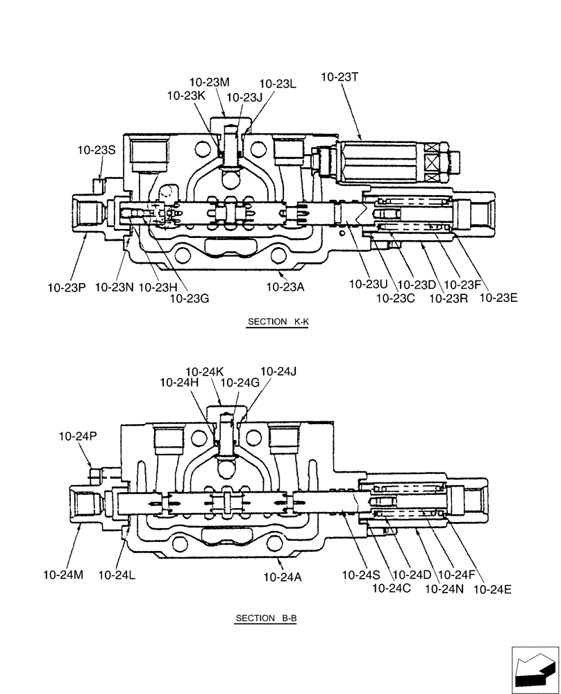 Схема запчастей Case CX36B - (01-030[09]) - VALVE INSTAL (35) - HYDRAULIC SYSTEMS