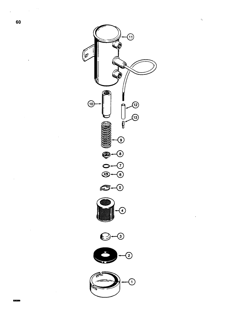 Схема запчастей Case W18 - (060) - L52634 FUEL PUMP (03) - FUEL SYSTEM