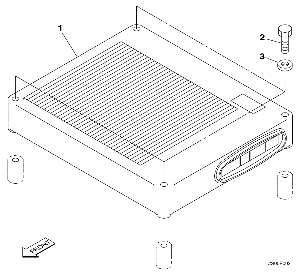 Схема запчастей Case CX210N - (04-11) - CONTROLLER (04) - ELECTRICAL SYSTEMS