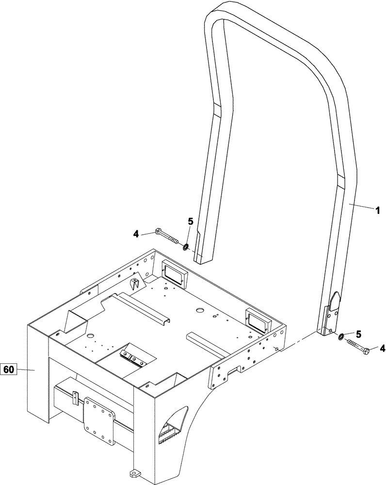 Схема запчастей Case DV202 - (12-575/12[02]) - FRAME ROPS (12) - Chassis/Attachments