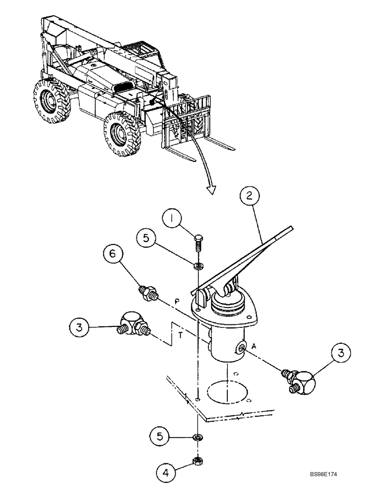 Схема запчастей Case 688G - (7-02) - BRAKE VALVE MOUNTING AND RELATED PARTS (BSN 686G JFE0000706; 686GXR JFE0001848; 688G JFE0003613) (07) - BRAKES