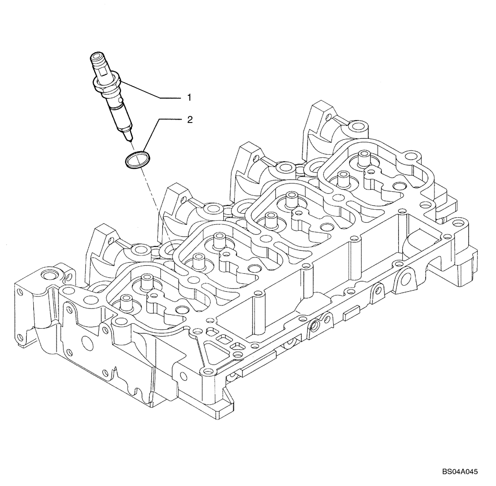 Схема запчастей Case 465 - (03-04) - FUEL INJECTION SYSTEM (03) - FUEL SYSTEM