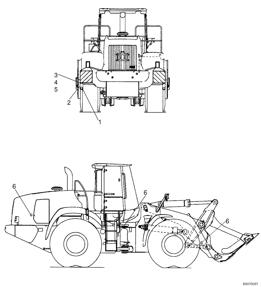 Схема запчастей Case 921E - (09-94) - REFLECTORS - EUROPE (09) - CHASSIS