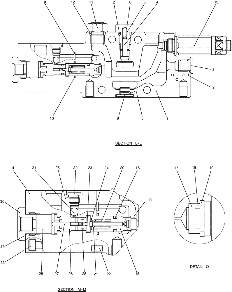 Схема запчастей Case CX36B - (07-012) - VALVE ASSY, CONTROL (BOOM LOCK) (35) - HYDRAULIC SYSTEMS