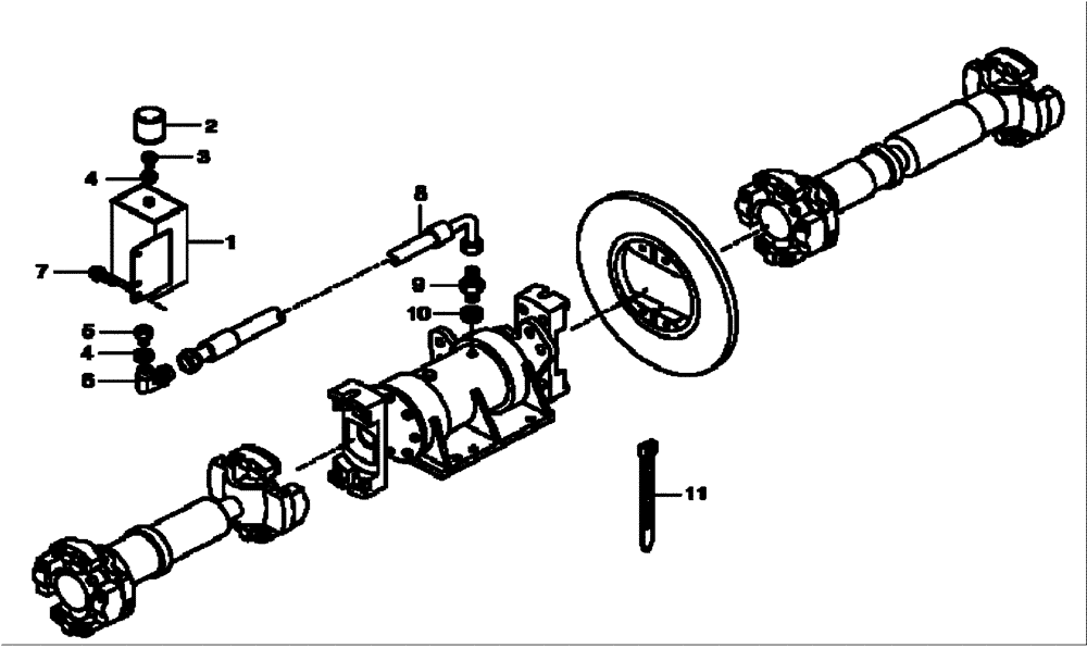 Схема запчастей Case 335B - (24A00000796[001]) - BREATHER, DRIVESHAFT (P.I.N. HHD0335BN8PG58147 AND AFTER) (84238729) (03) - Converter / Transmission