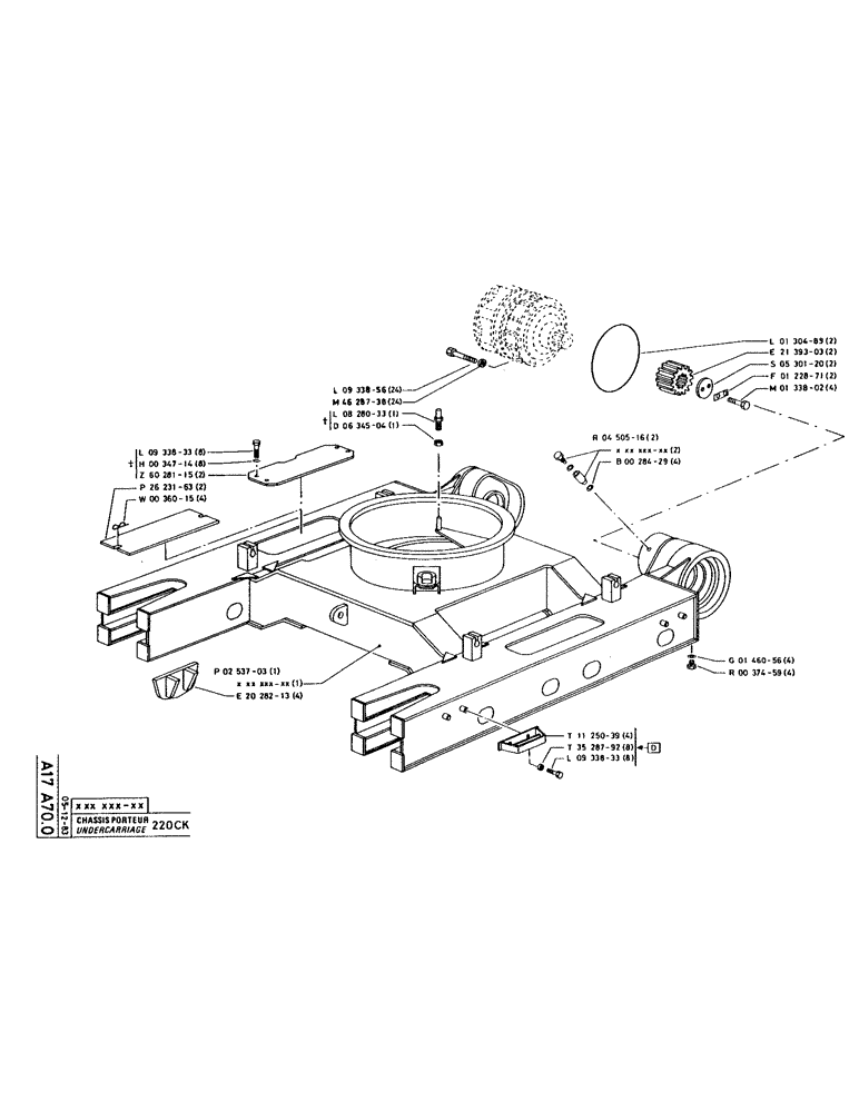 Схема запчастей Case 160CKS - (029) - UNDERCARRIAGE (04) - UNDERCARRIAGE