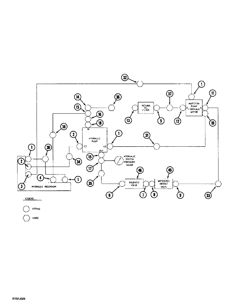 Схема запчастей Case BPGHP335 - (9-14) - HYDRAULIC CIRCUIT 