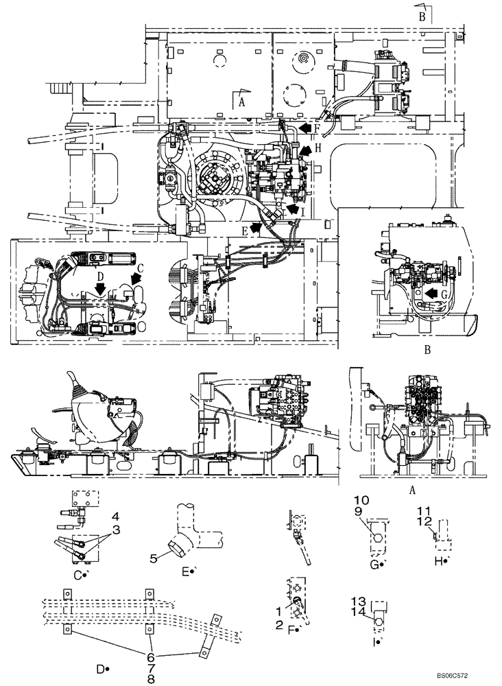 Схема запчастей Case CX330 - (08-054-00[01]) - HYDRAULIC CIRCUIT - PLUG, BLANK-OFF (OPTIONAL) (08) - HYDRAULICS