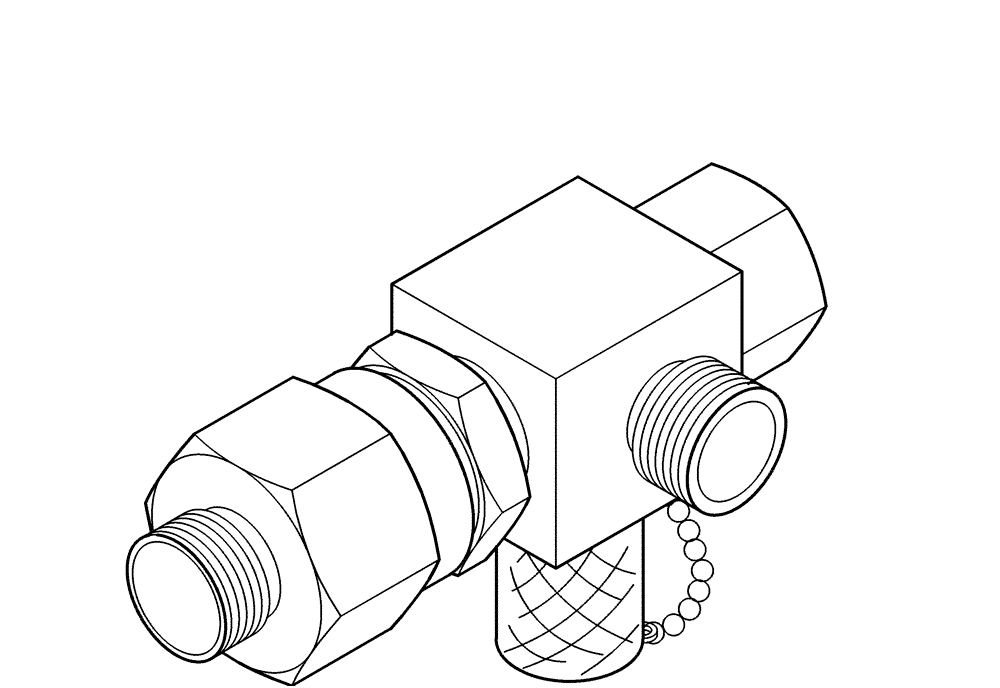 Схема запчастей Case 321D - (22.402[001]) - DISTRIBUTOR (OPTION) (S/N 591052-UP) No Description