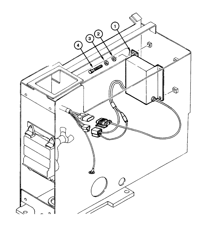 Схема запчастей Case 865 - (04.15[00]) - ELECTRIC SYSTEM - VOLTAGE CONVERTER (04) - ELECTRICAL SYSTEMS