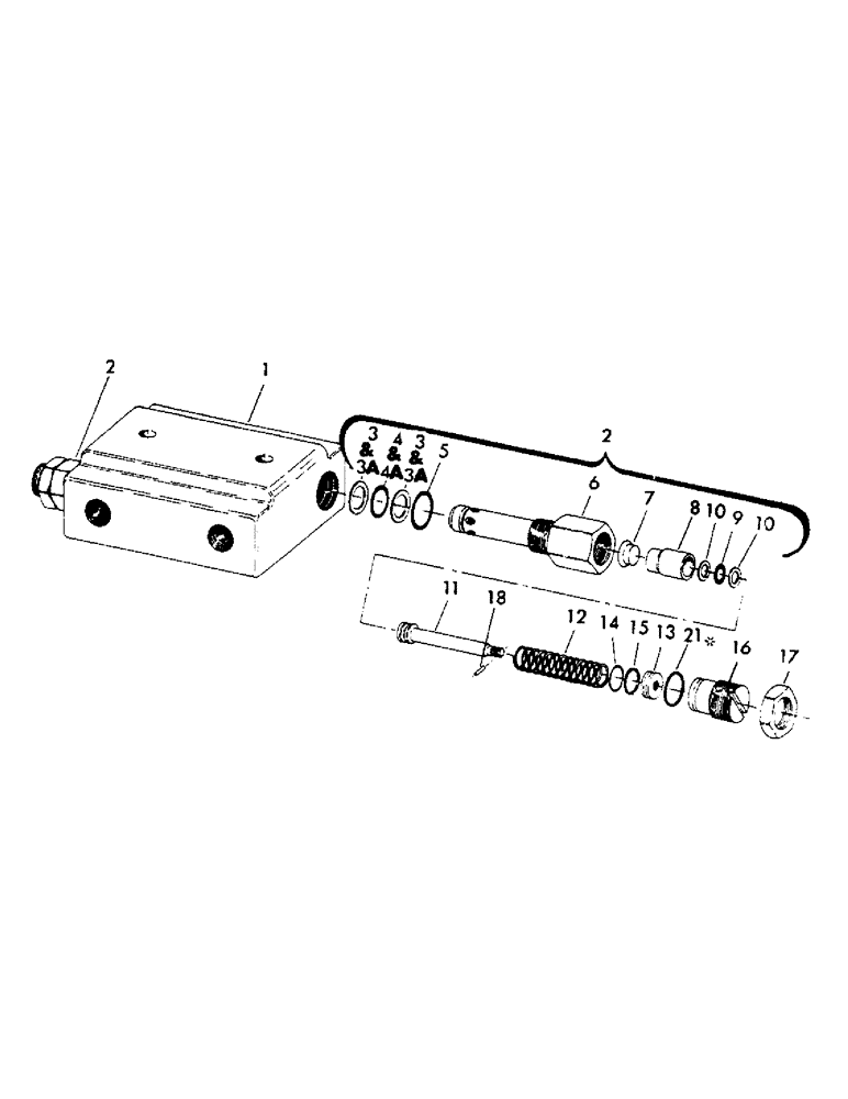 Схема запчастей Case 30YM - (054) - SWING, INLINE, CROSSOVER RELIEF VALVE (07) - HYDRAULIC SYSTEM