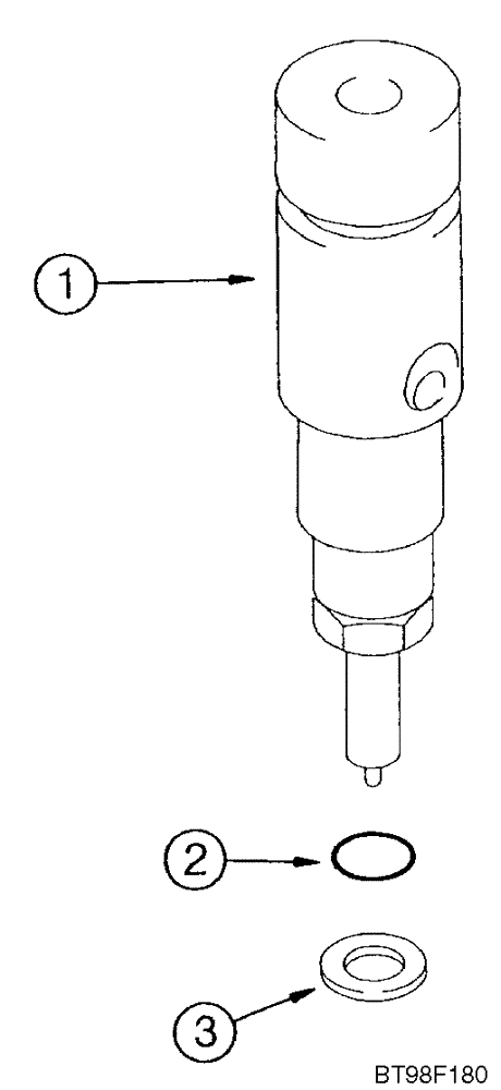 Схема запчастей Case CX330 - (03-12) - FUEL INJECTION - NOZZLE (03) - FUEL SYSTEM