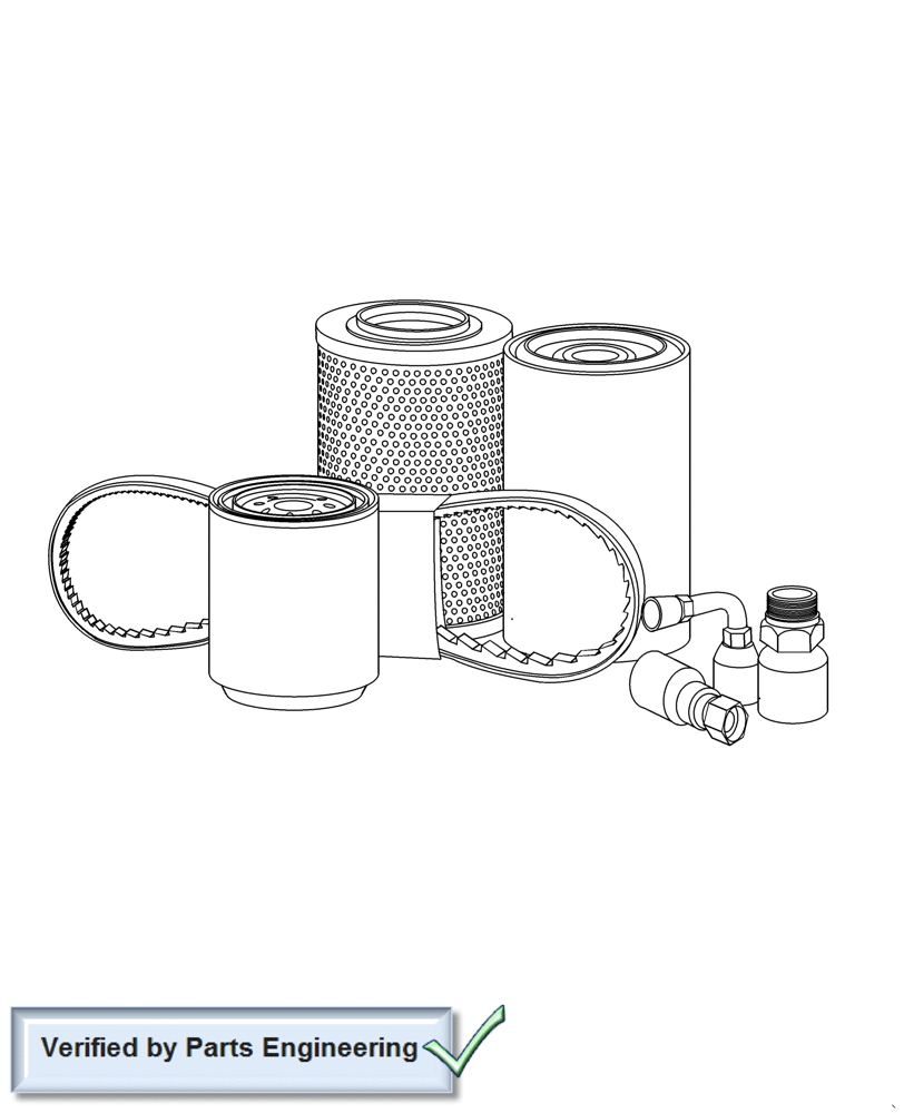 Схема запчастей Case 621F - (05.100.01[04]) - INITIAL STOCKING LIST (ISL), 621F (05) - SERVICE & MAINTENANCE