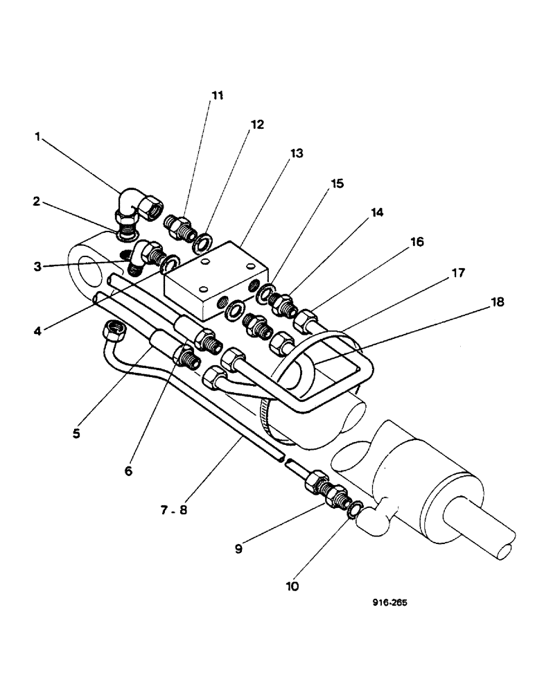 Схема запчастей Case 580F - (10) - AXIAL BACKHOE - SAFETY VALVE - STABILIZER CYLINDER 