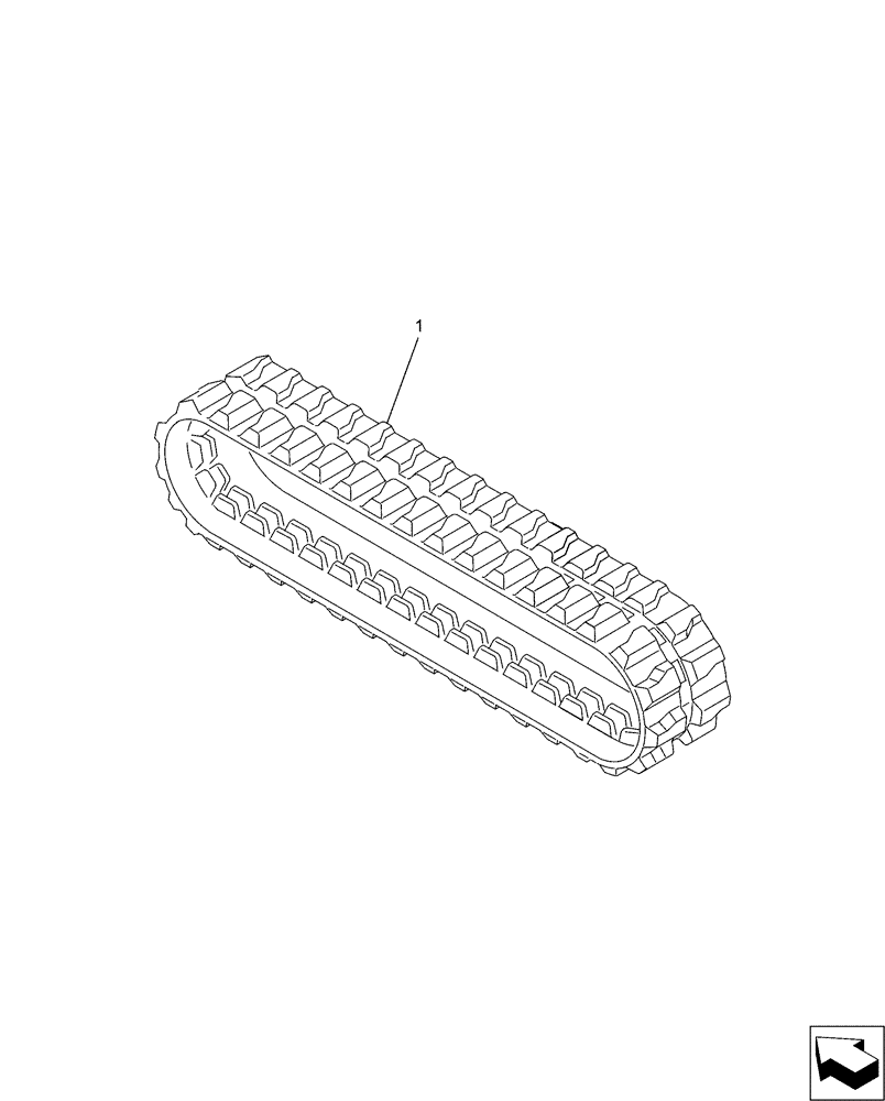 Схема запчастей Case CX17B - (02-010) - CRAWLER ASSY (48) - TRACKS & TRACK SUSPENSION