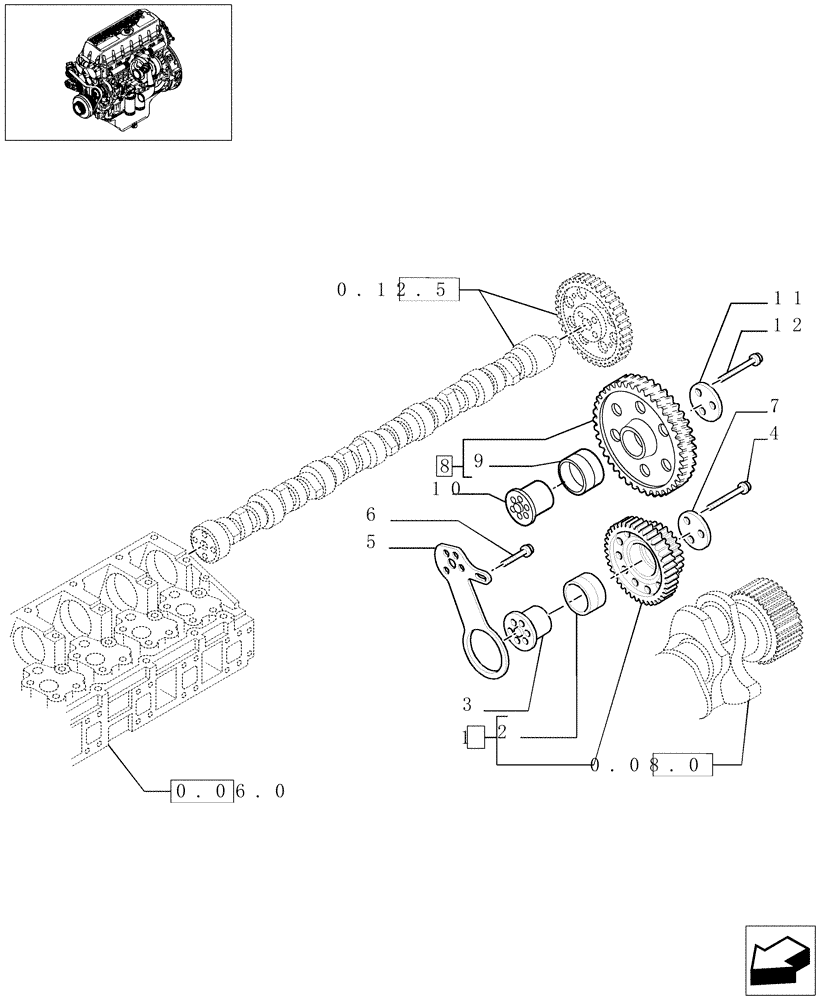 Схема запчастей Case F3AE0684D B005 - (0.10.0[01]) - INTERMEDIATE CONTROLS (504051834) 