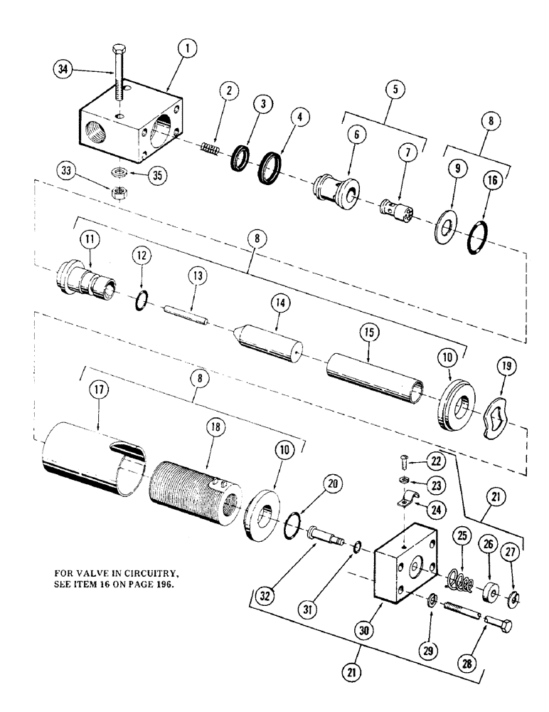 Схема запчастей Case 40 - (248) - HI-LOW RANGE SOLENOID VALVE, (USED ON UNITS WITH PIN 6270716 THRU 6270854) (35) - HYDRAULIC SYSTEMS