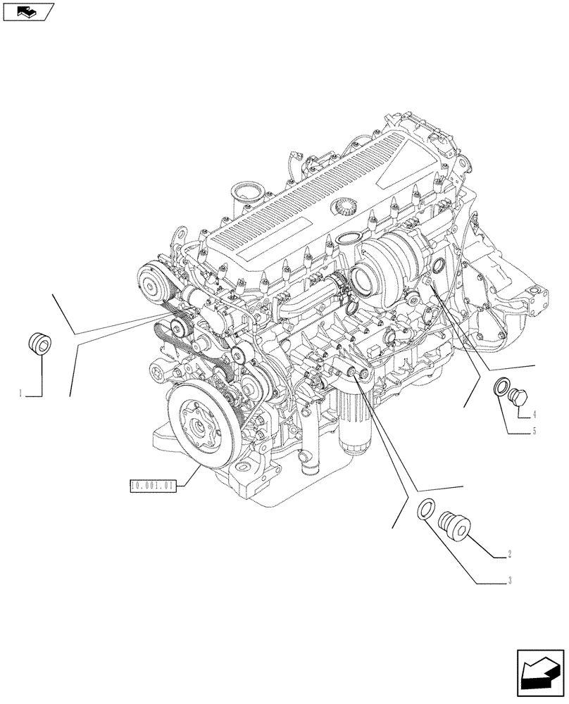 Схема запчастей Case F3BE0684N E916 - (10.408.02) - HEAT EXCHANGER - ENGINE (504236475-504069778) (10) - ENGINE